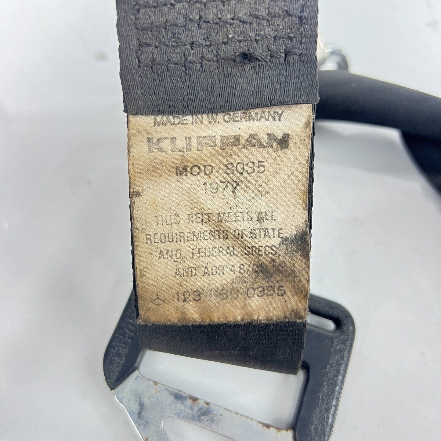 Mercedes-Benz A1238600385 Cinturón de seguridad automático asiento del...