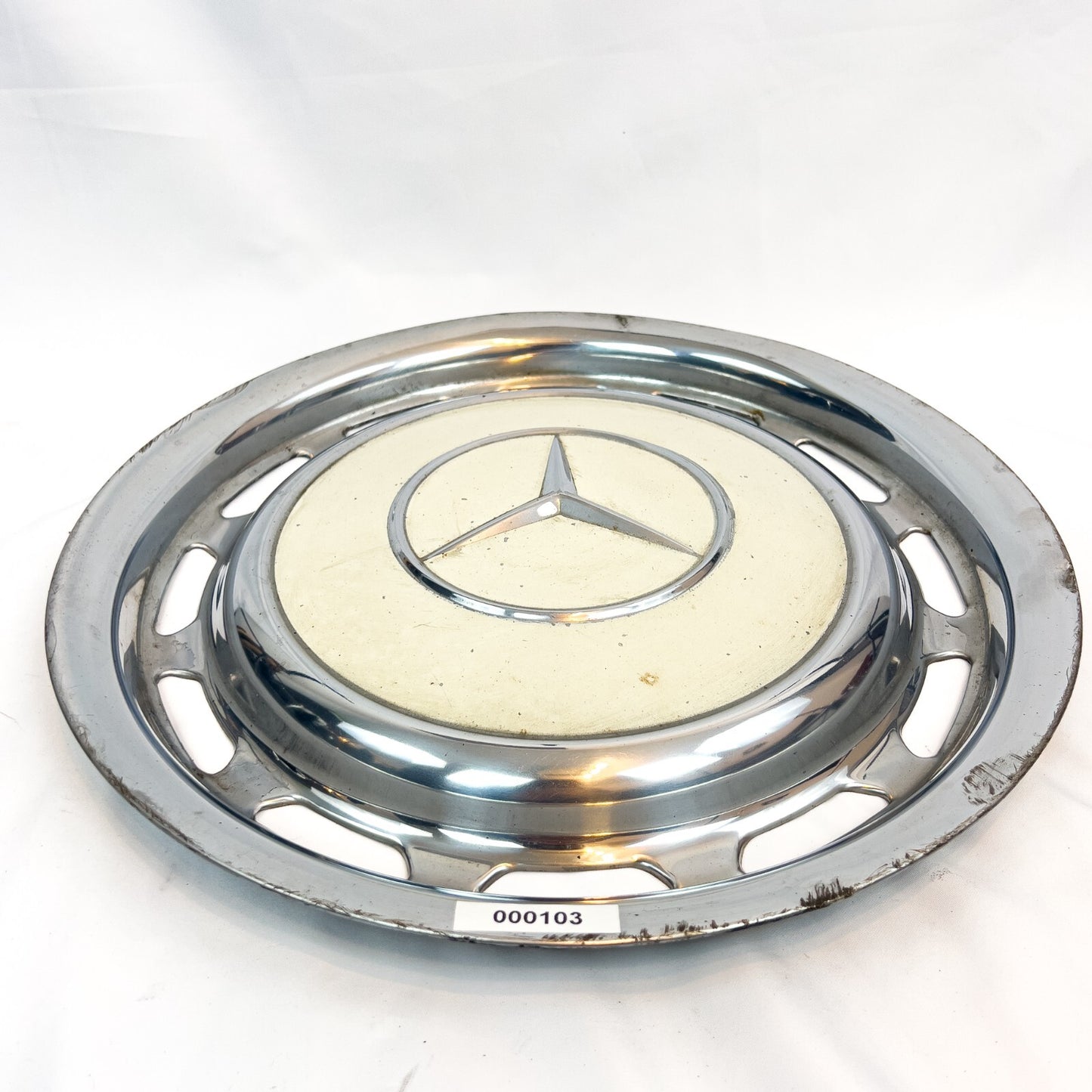 w110 W114 W115 W116 14 Zoll classic Radkappe metallic chrom Mercedes Oldimer – Bild 7