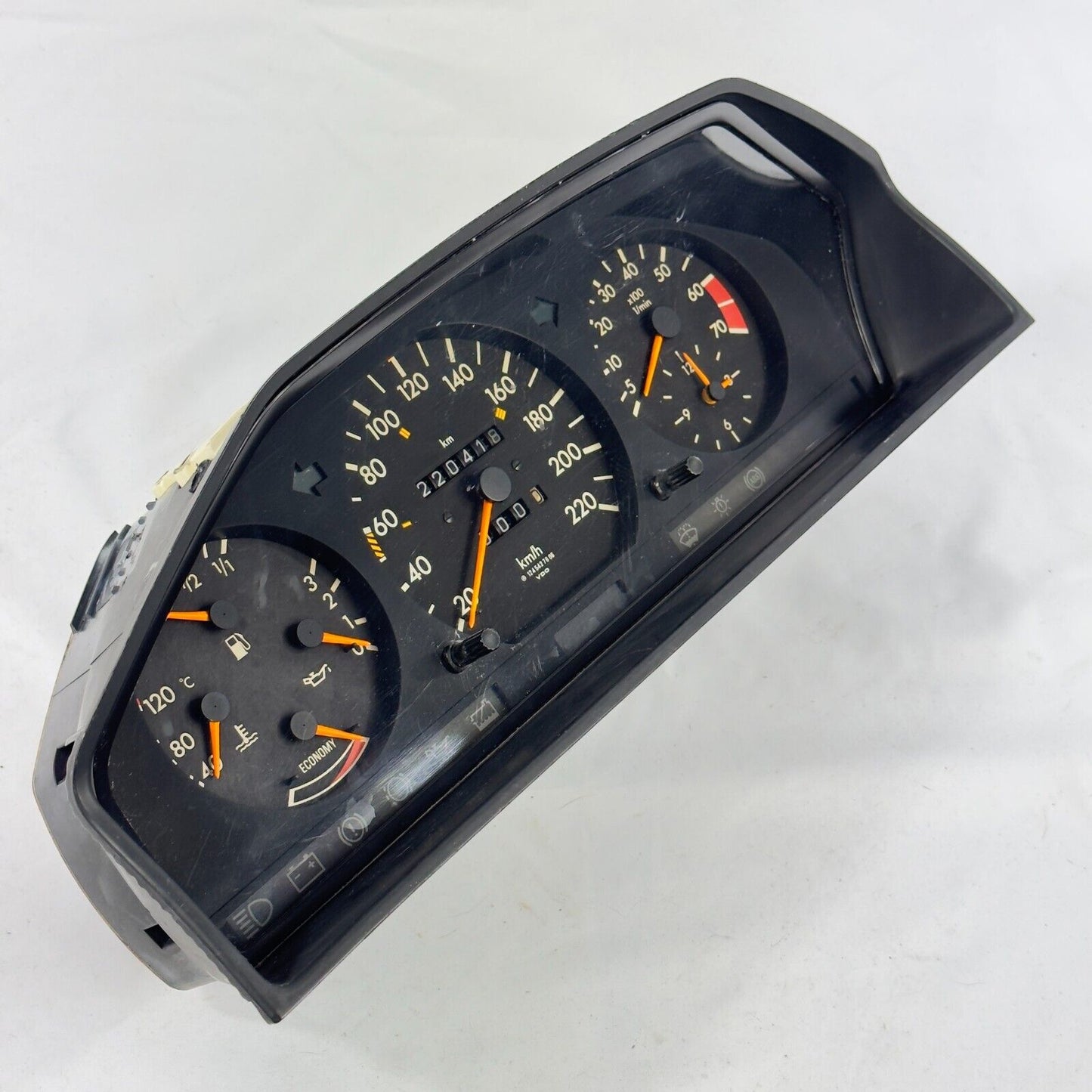 Velocímetro W124 230E 230CE 220kmh ABS ECO Gasolina Kombiinstrument A12454276...