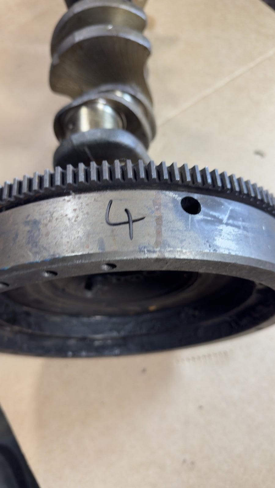 Mercedes OM616 OM615 Kurbelwelle mit Schwungrad 240D – Bild 11