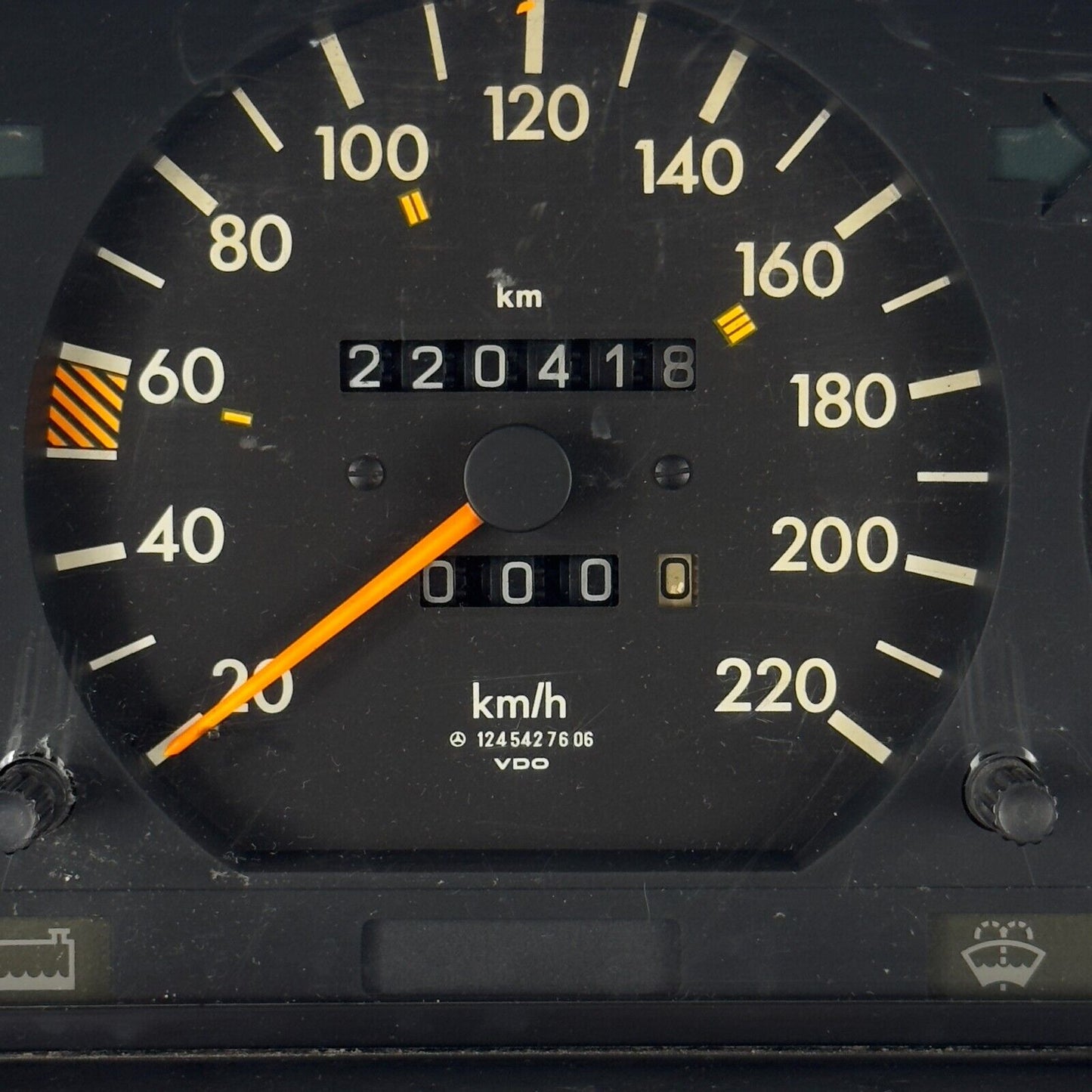Velocímetro W124 230E 230CE 220kmh ABS ECO Gasolina Kombiinstrument A12454276...