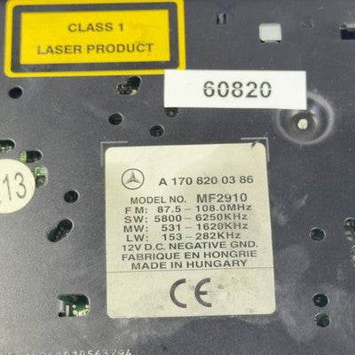 Mercedes Audio 10 CD MF2910 Autoradio A1708200386 R170 – Bild 7