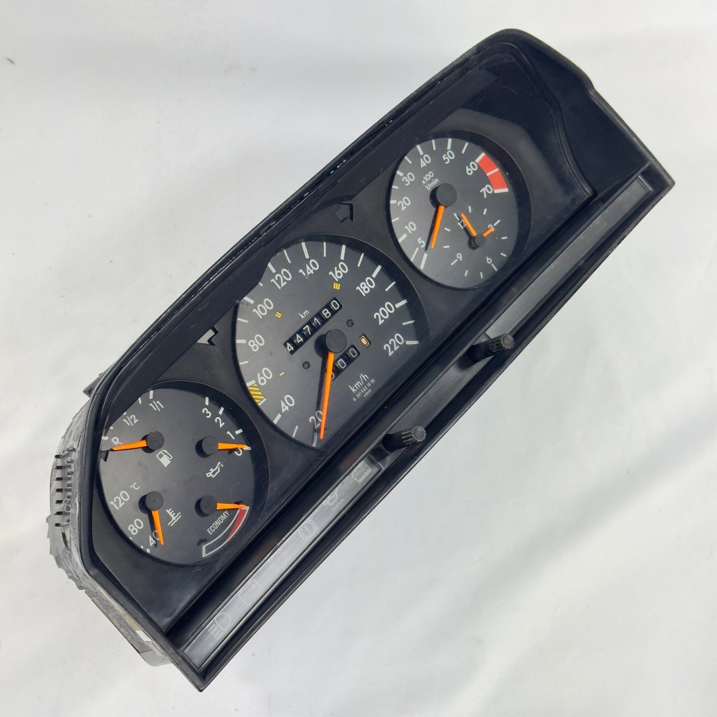 Mercedes W201 2.0E 2.3E 2.6E Tacho Kombiinstrument 220km/h ECO Uhr A20154216063