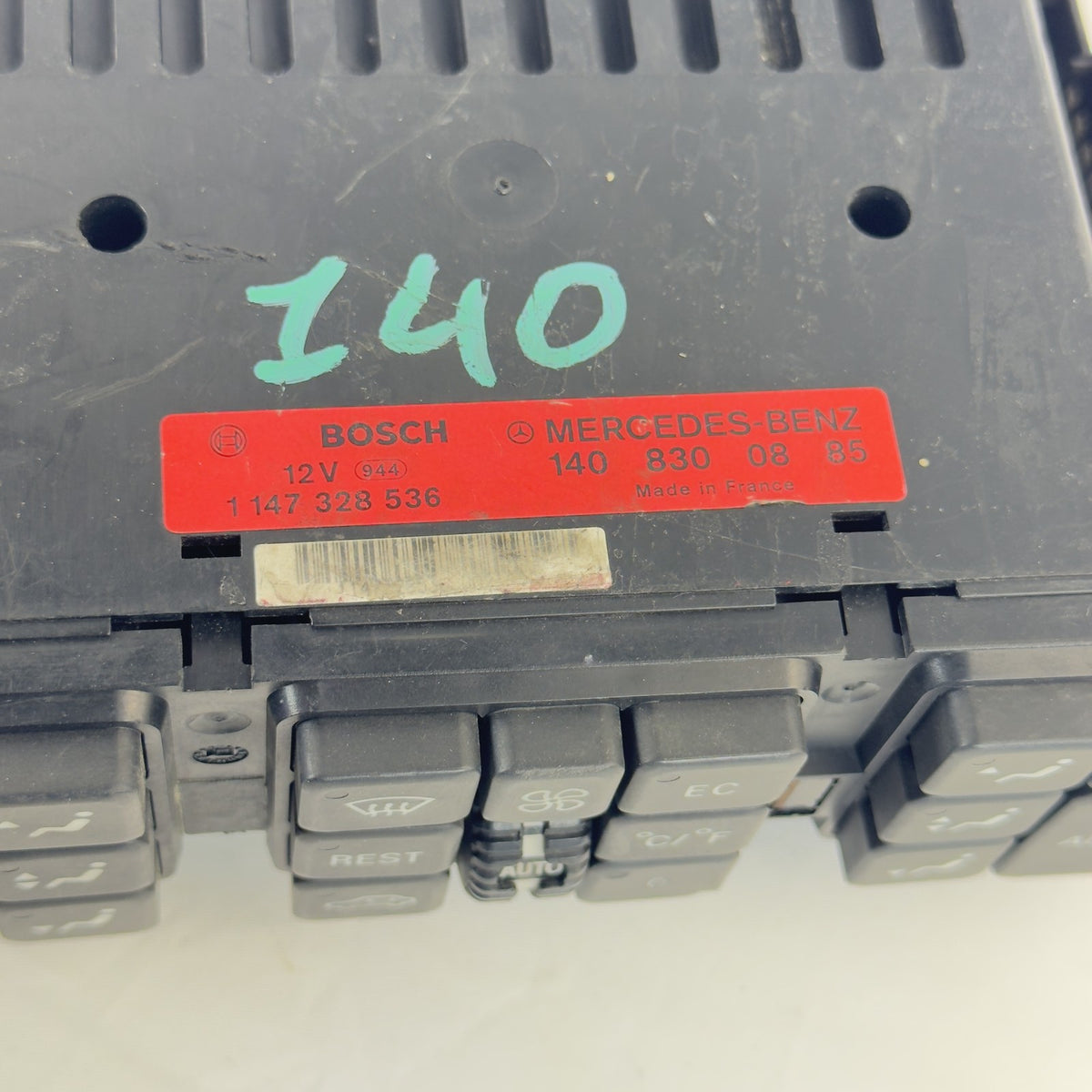 Mercedes W140 Klimabedienteil A1408300885 Bosch – Bild 3