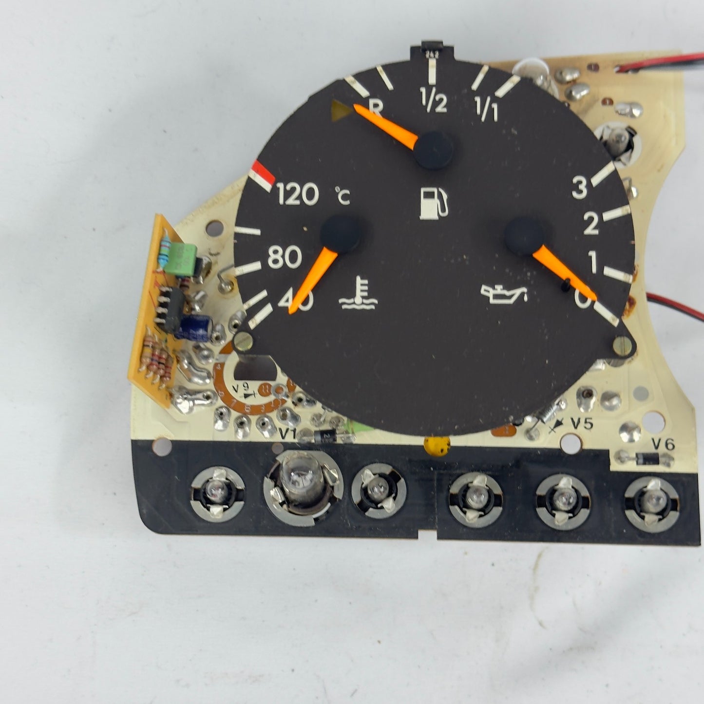 Mercedes W124 Tankanzeige Öldruck Tacho 200E 230 260 280 300 400 420 12454235011