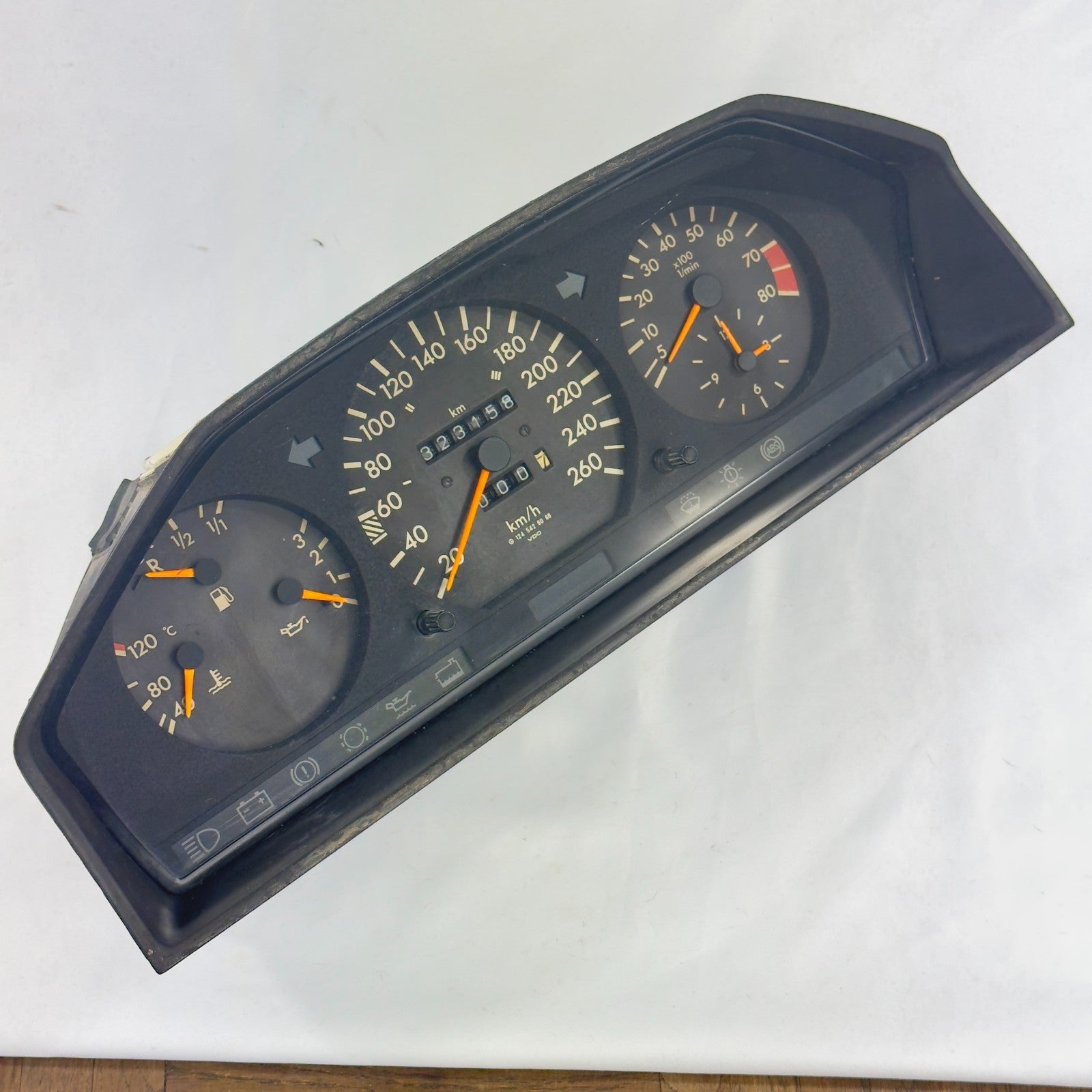 Mercedes W124 Tacho Kombiinstrument 300E 24V 300CE 24V 260kmh A12454260683