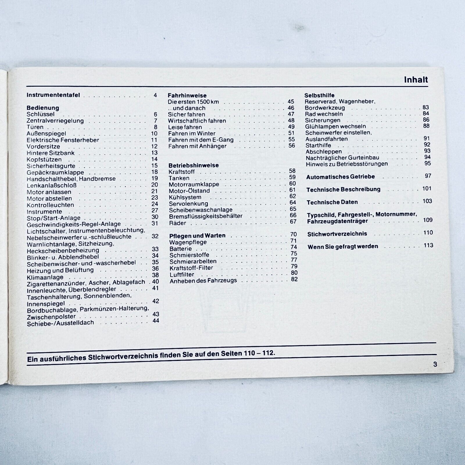 Audi 80 B4 1991 bis 1994 für 2.0E Betriebsanleitung Deutsch 1.81