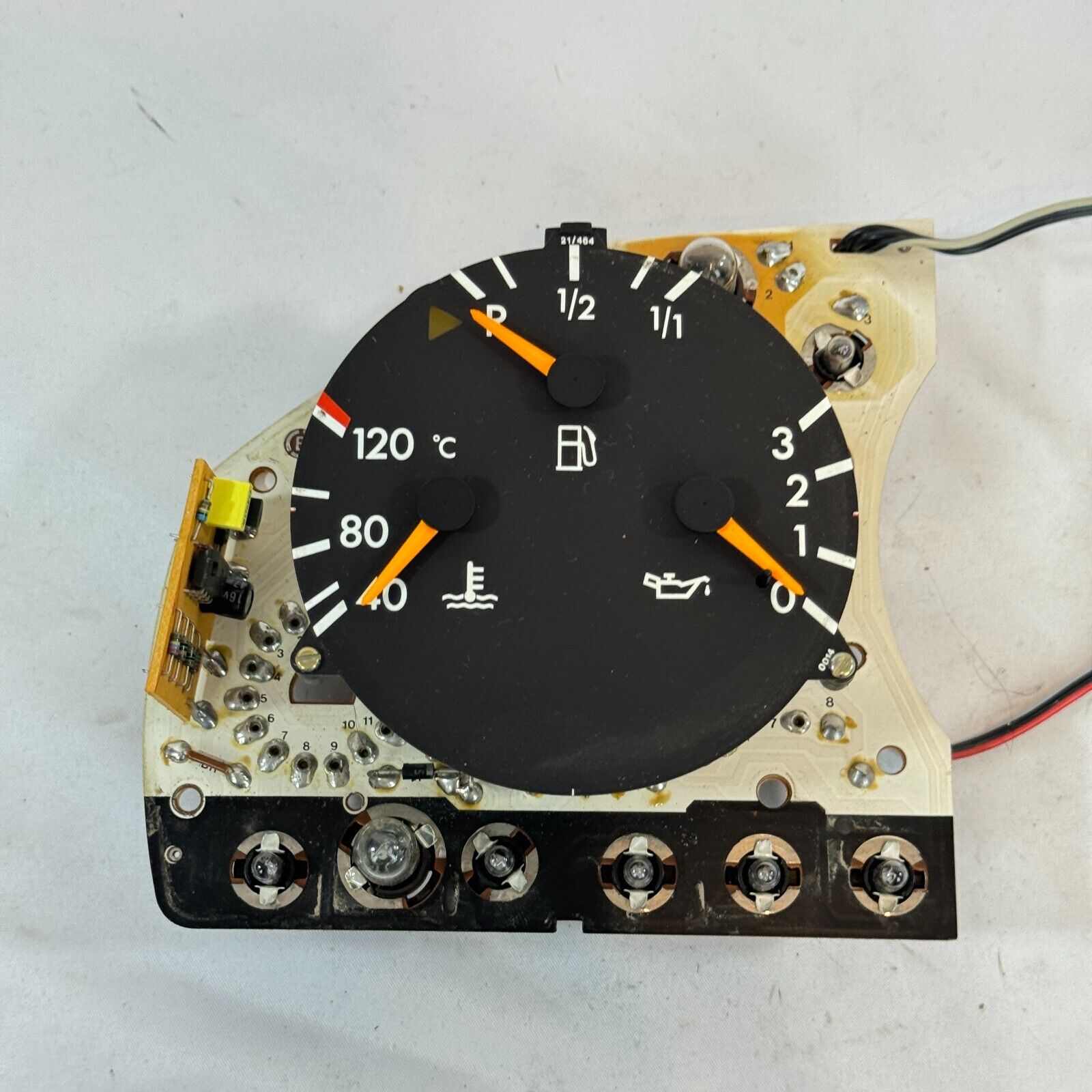 W124 Öldruckanzeige Temperatur Tankanzeige Tacho VDO KI A1245424701 Mercedes