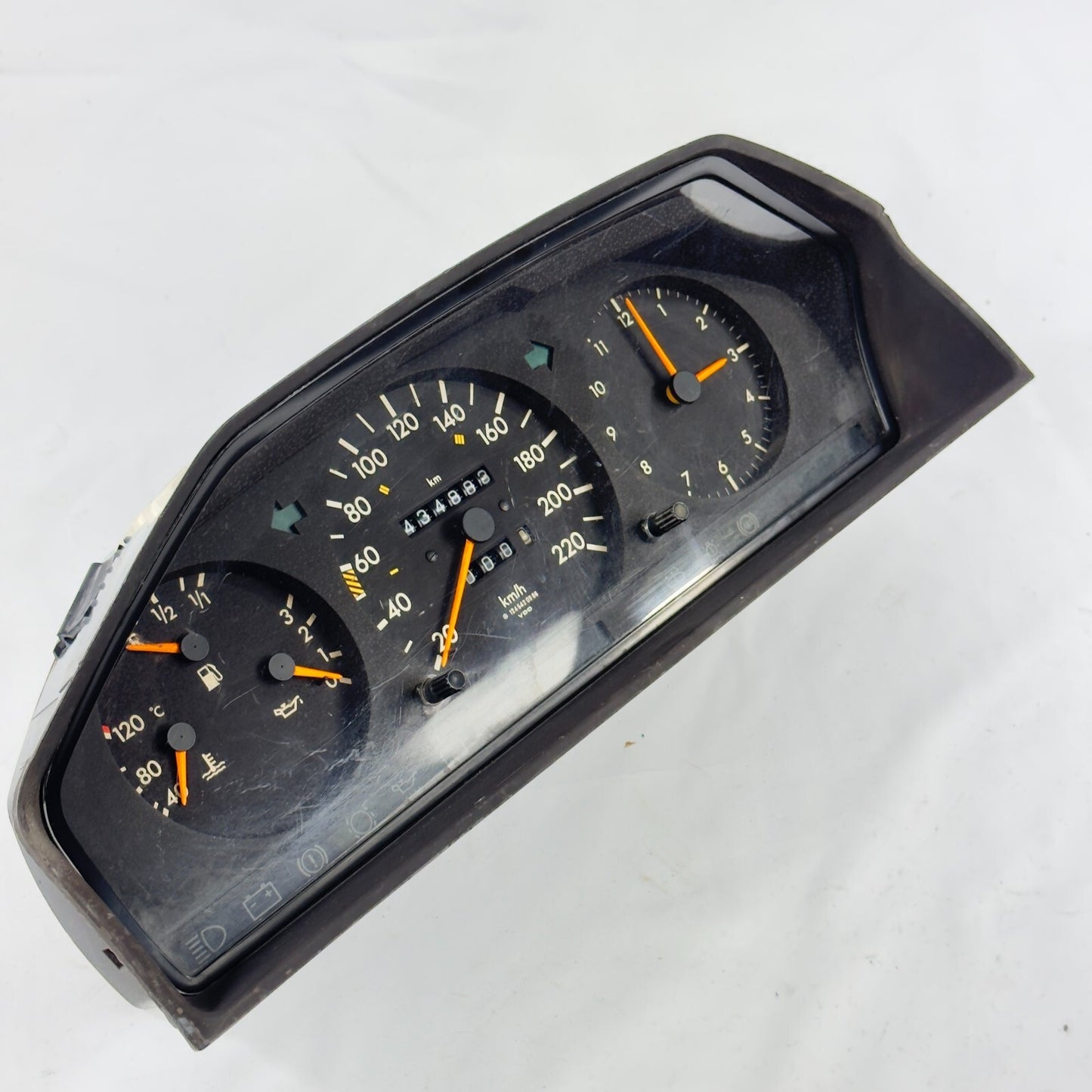 Mercedes W124 Tacho Kombiinstrument 200T 200TE 220kmh Uhr  ABS A12454209661