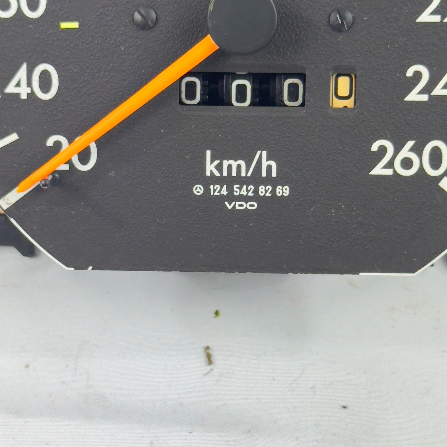 Mercedes W124 Tacho Tachometer 280E 280TE Benzin 5 Gang VDO 260kmh 12454282693
