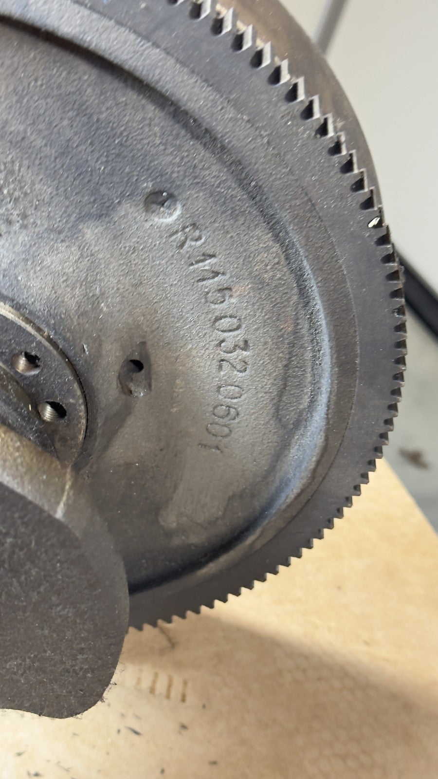 Mercedes OM616 OM615 Kurbelwelle mit Schwungrad 240D – Bild 2