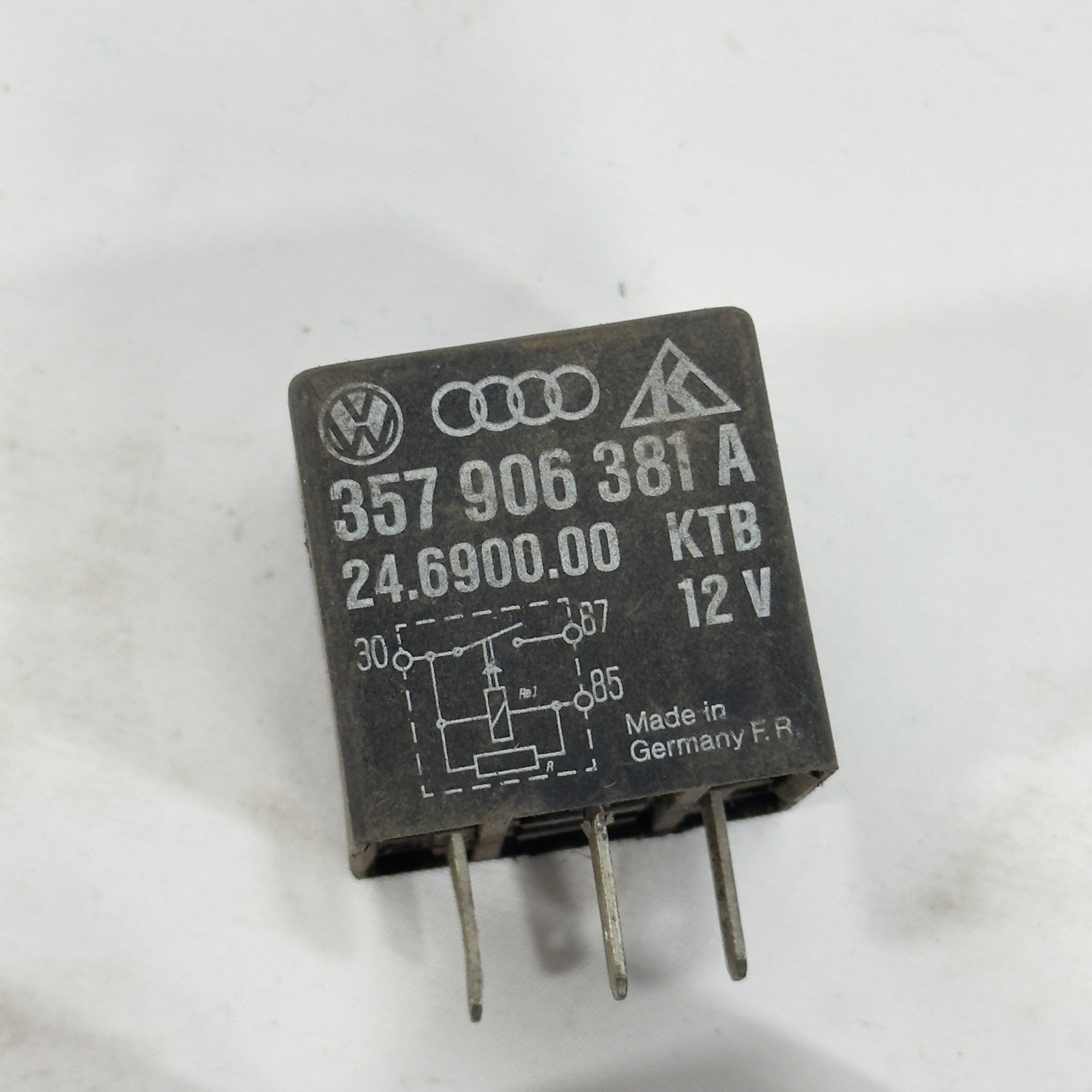 VW Audi Relais 109 357906381A 12V Passat Golf original – Bild 5