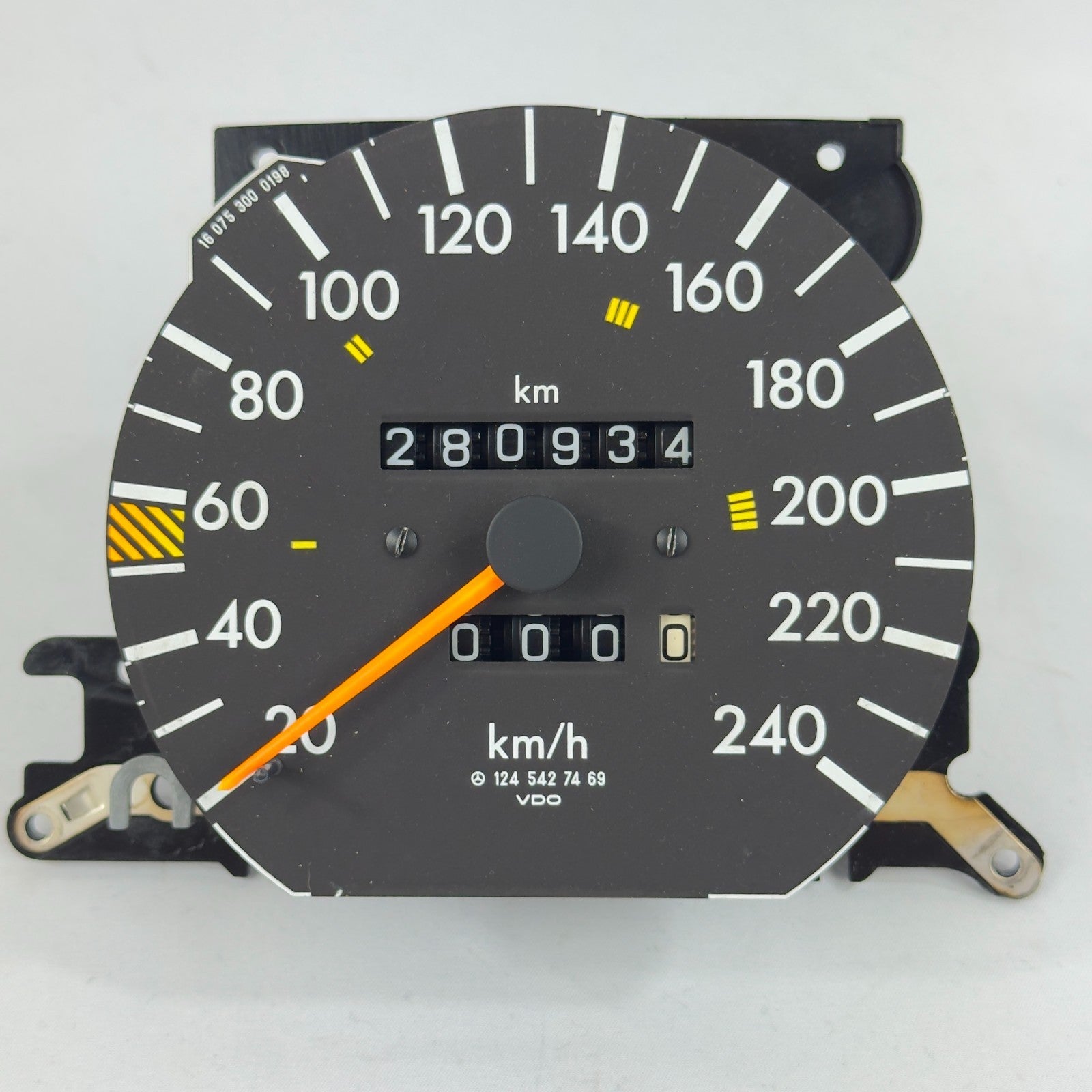 Mercedes W124 C124 Tacho Tachometer Benzin 200E 220 260 300 300 TE A1245427469 – Bild 1