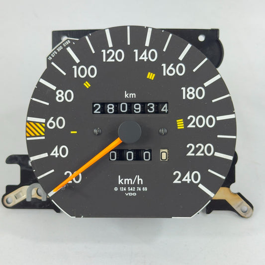 Mercedes W124 C124 Tacho Tachometer Benzin 200E 220 260 300 300 TE A1245427469 – Bild 1