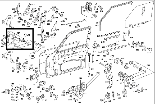 Mercedes W116 Türgriff Außen Vorne Chrom Oldtimer Rarität A1167600159