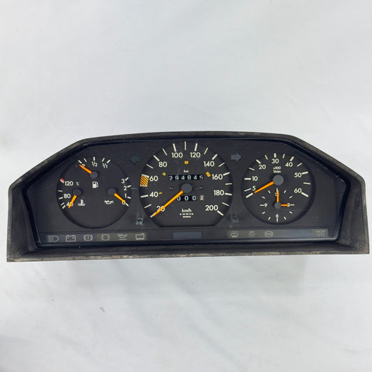 Mercedes W124 Tacho Kombiinstrument 250D 300TD 200kmh Diesel A12454219660