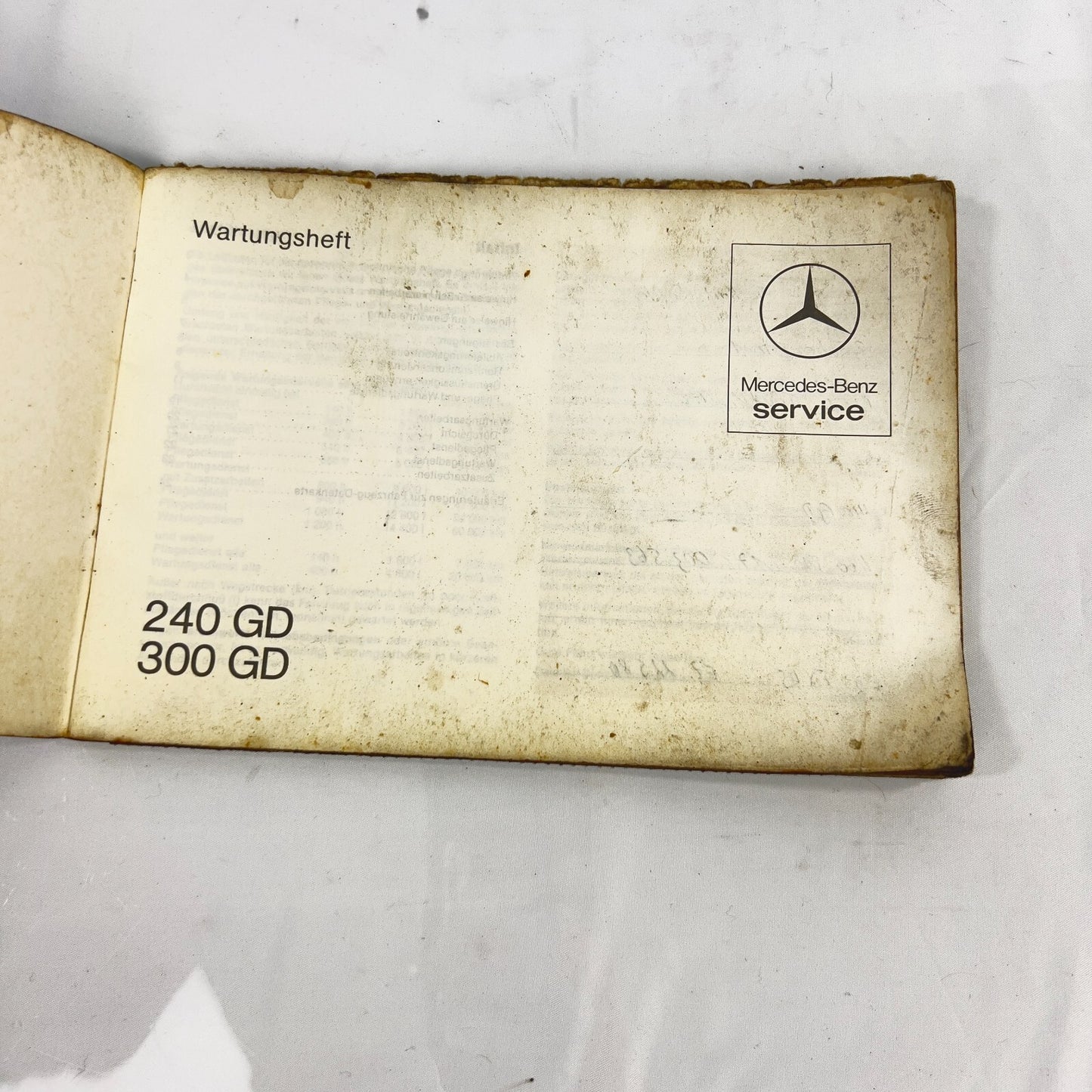 Mercedes W460 240 GD 300 GD Wartungsheft Gebaucht 4605841095 – Bild 3