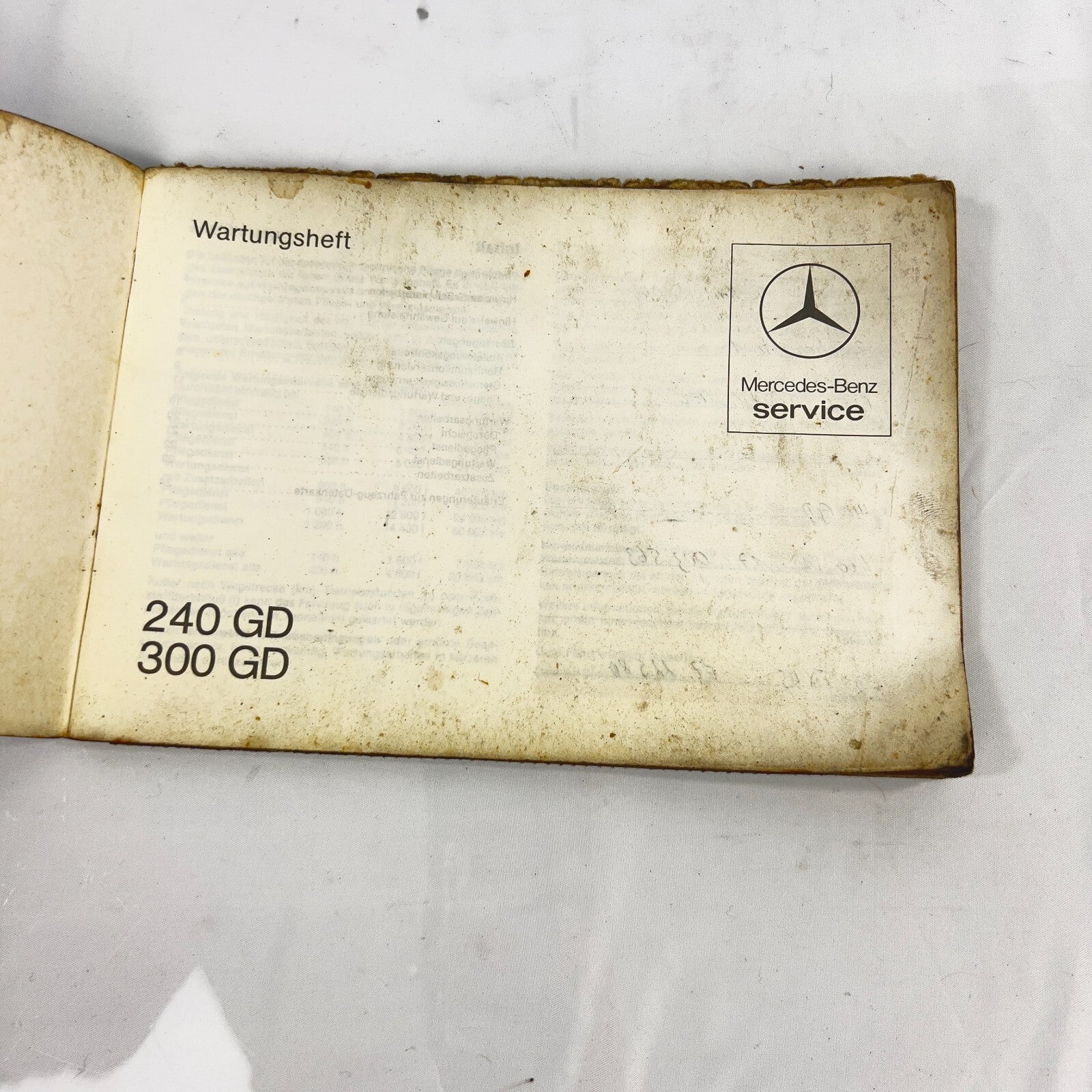 Mercedes W460 240 GD 300 GD Wartungsheft Gebaucht 4605841095 – Bild 3