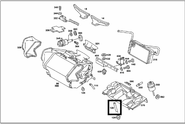 Mercedes Benz Schlauch Kondenswasserablaufschlauch durch Tunnel A1168350197