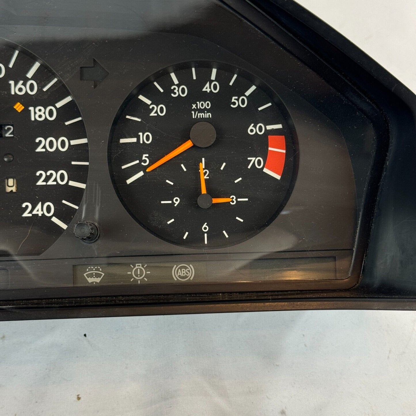 Mercedes Tacho W124 260E 280E 300TE Kombiinstrument 240km/h A1245422566 Benzin