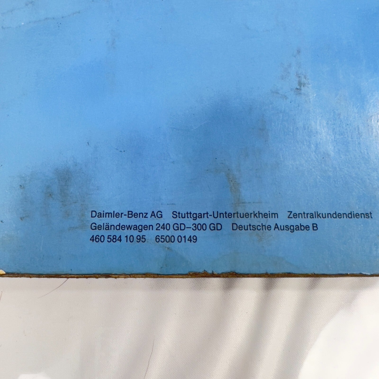 Mercedes W460 240 GD 300 GD Wartungsheft Gebaucht 4605841095 – Bild 7