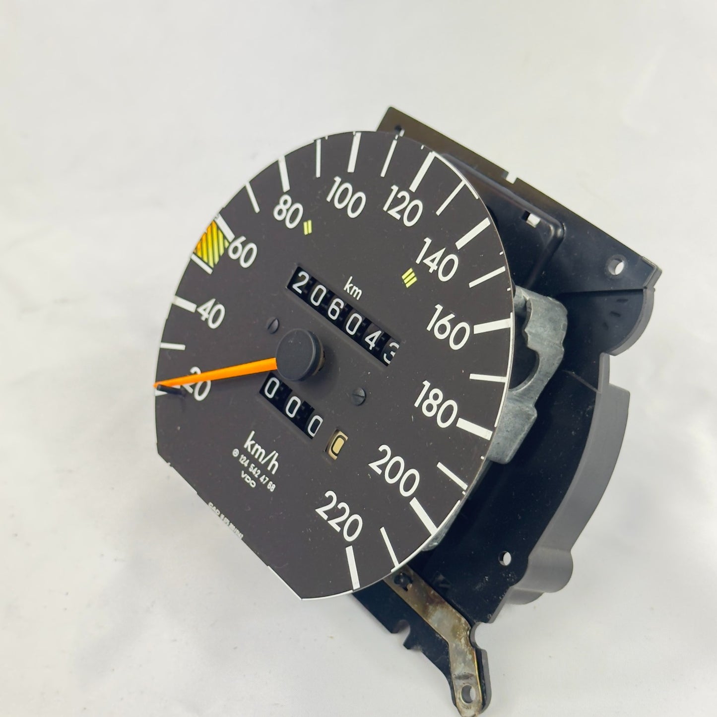 Mercedes W124 Tacho Tachometer 200 200E 230TE 4 Gang 220kmh A12454247682
