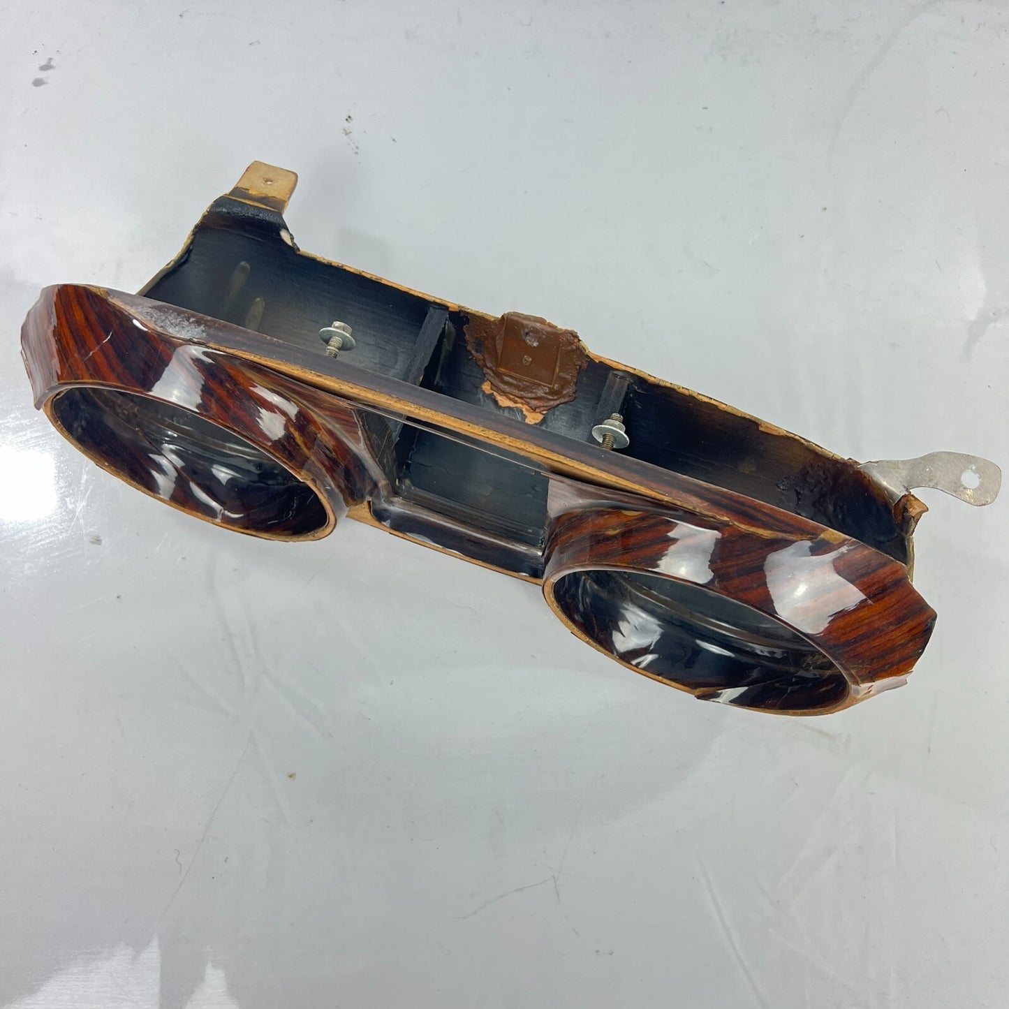 Tacho Holz Gehäuse Tachobrille Verkleidung Armaturenbrett Mercedes  A1116805979 – Bild 6