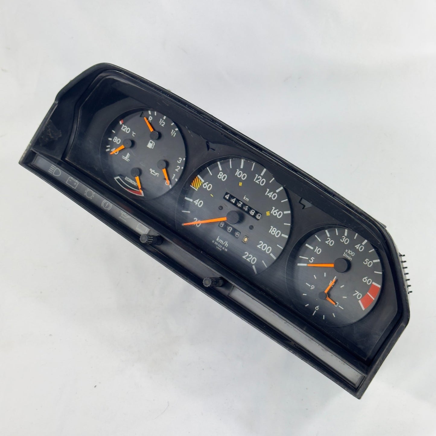 Mercedes W201 2.0E 2.3E 2.6E Tacho Kombiinstrument 220km/h ECO Uhr A20154216062