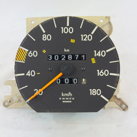 Mercedes W124 Tacho Tachometer Diesel E 200D 200TD 5 Gang VDO 180kmh 12454207660