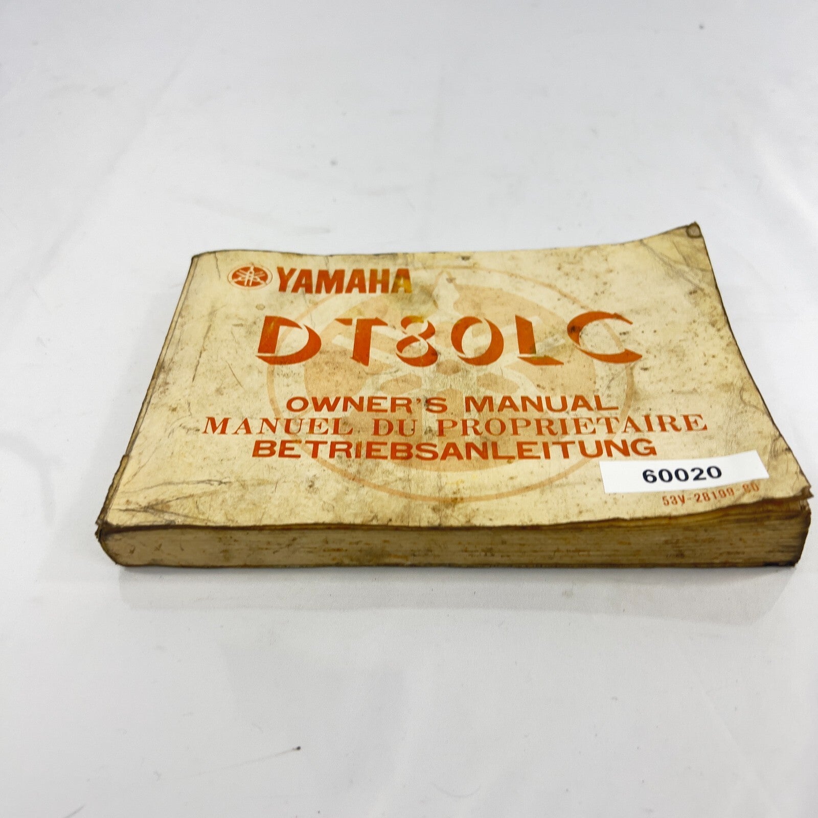 Yamaha DT 80 LC Betriebsnaleitung Owners's Manuel 53V2819980 1983 – Bild 2