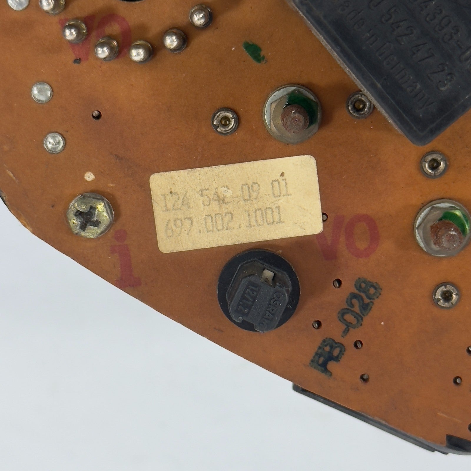 Mercedes W124 200D 200TD Tacho Kombiinstrument 180kmh Diesel A12454207669