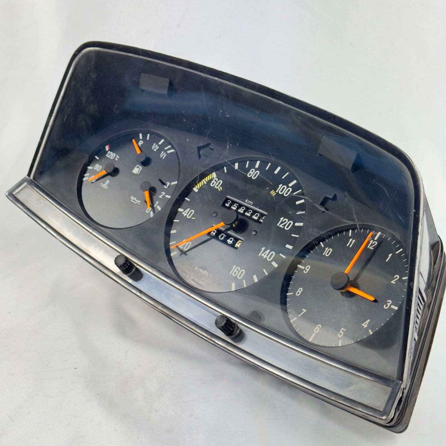 Mercedes W123 S123 T123 Tacho Kombiinstrument Uhr 160kmh 12354254012