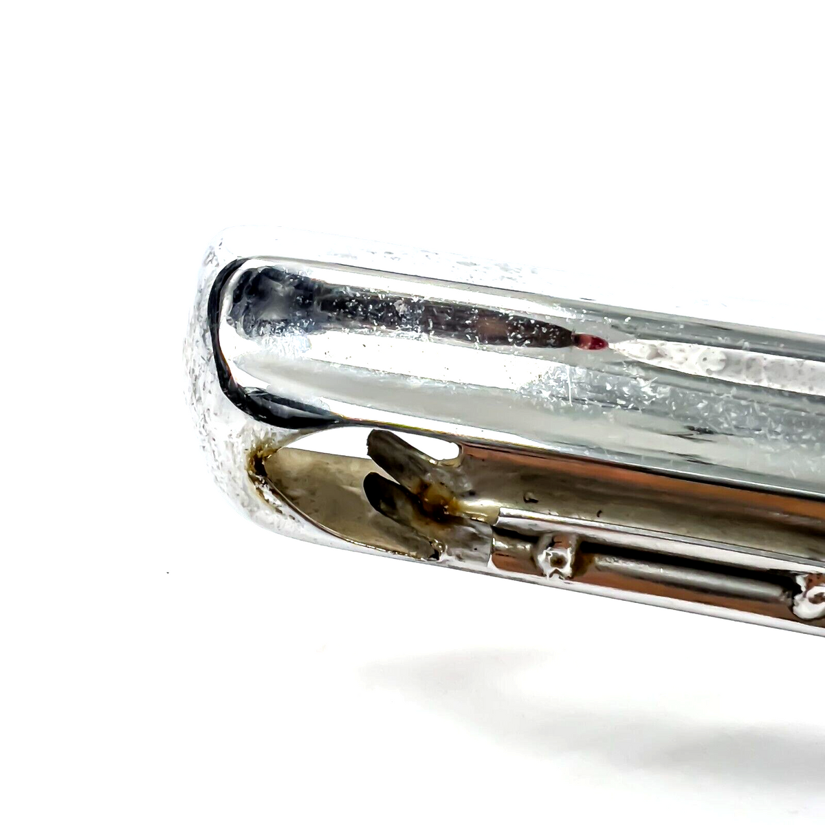 Mercedes W116 Stoßstangenecke hinten links ohne Gummi – Bild 6