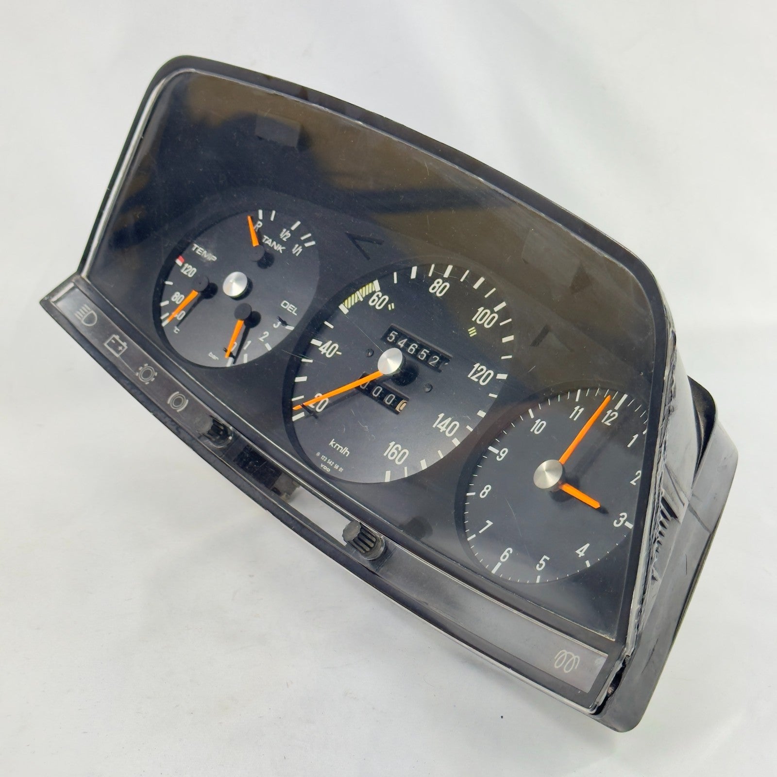 Mercedes W123 S123 T123 Tacho Kombiinstrument Uhr 160kmh VDO A12354256012