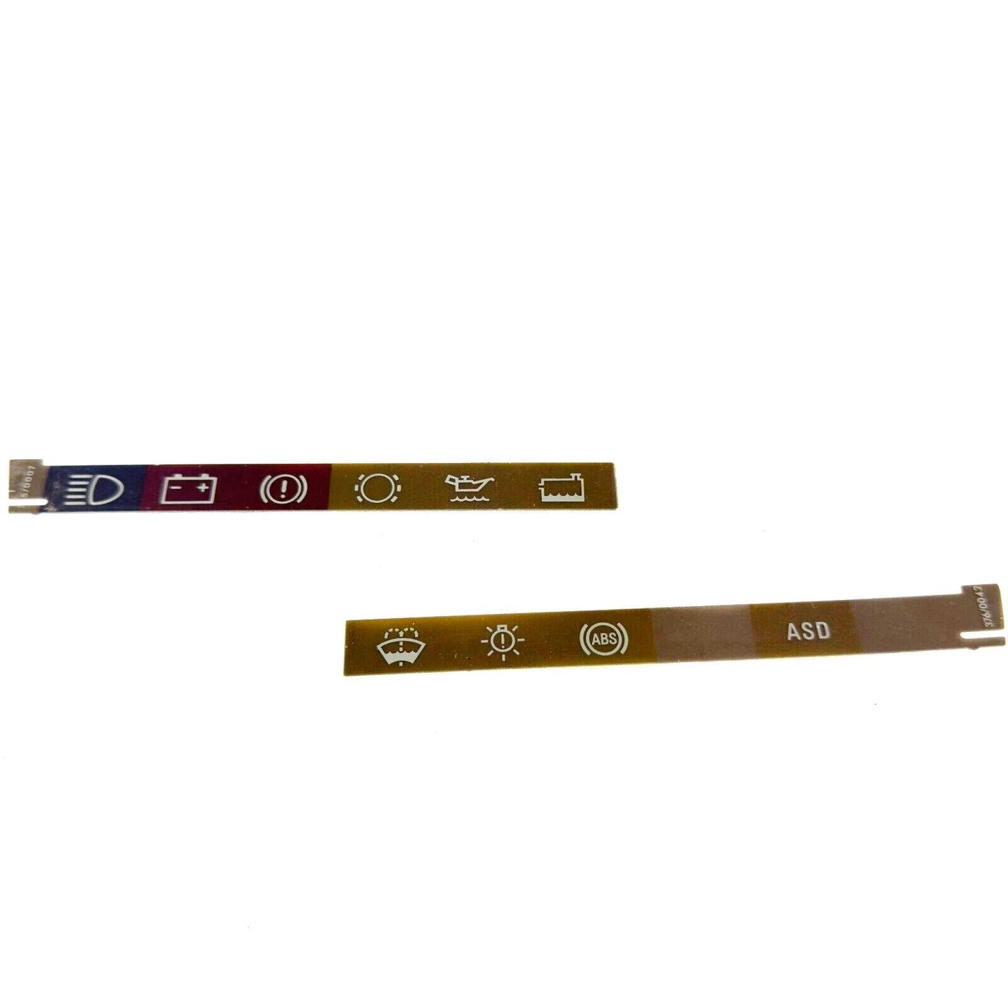Symbolleiste Streifen Leiste Benzin Kombiinstrument ASD ABS KI Mercedes W124 – Bild 1