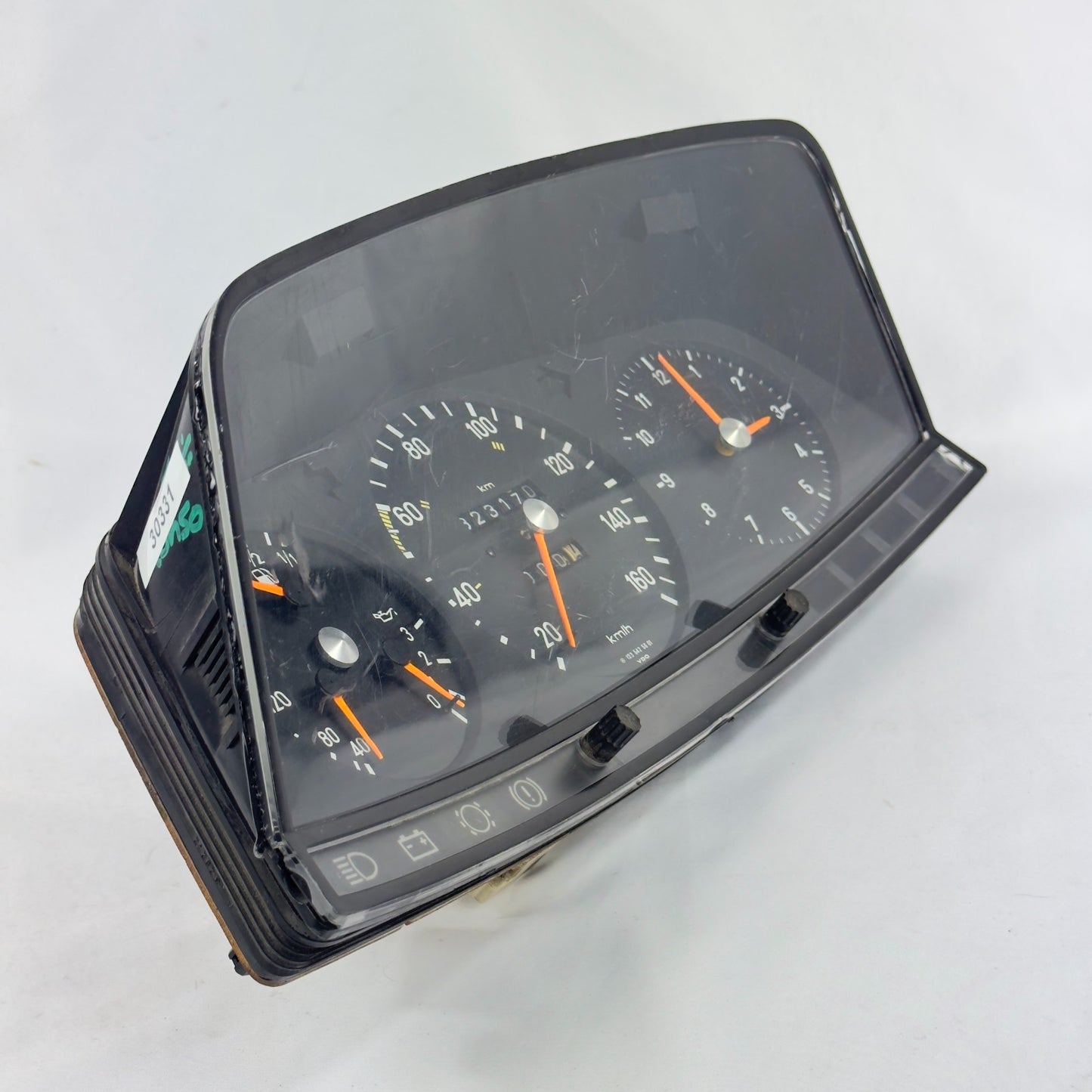 Mercedes W123 S123 T123 Tacho Kombiinstrument Uhr 160kmh VDO A12354256013