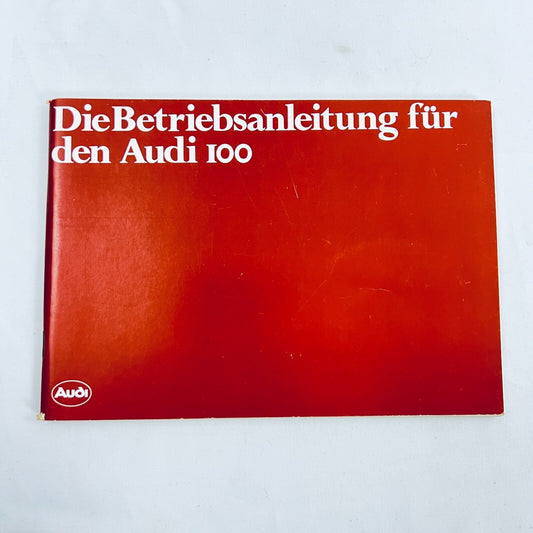 Audi 100 C-Klasse Betriebsanleitung Deutsch – Bild 1