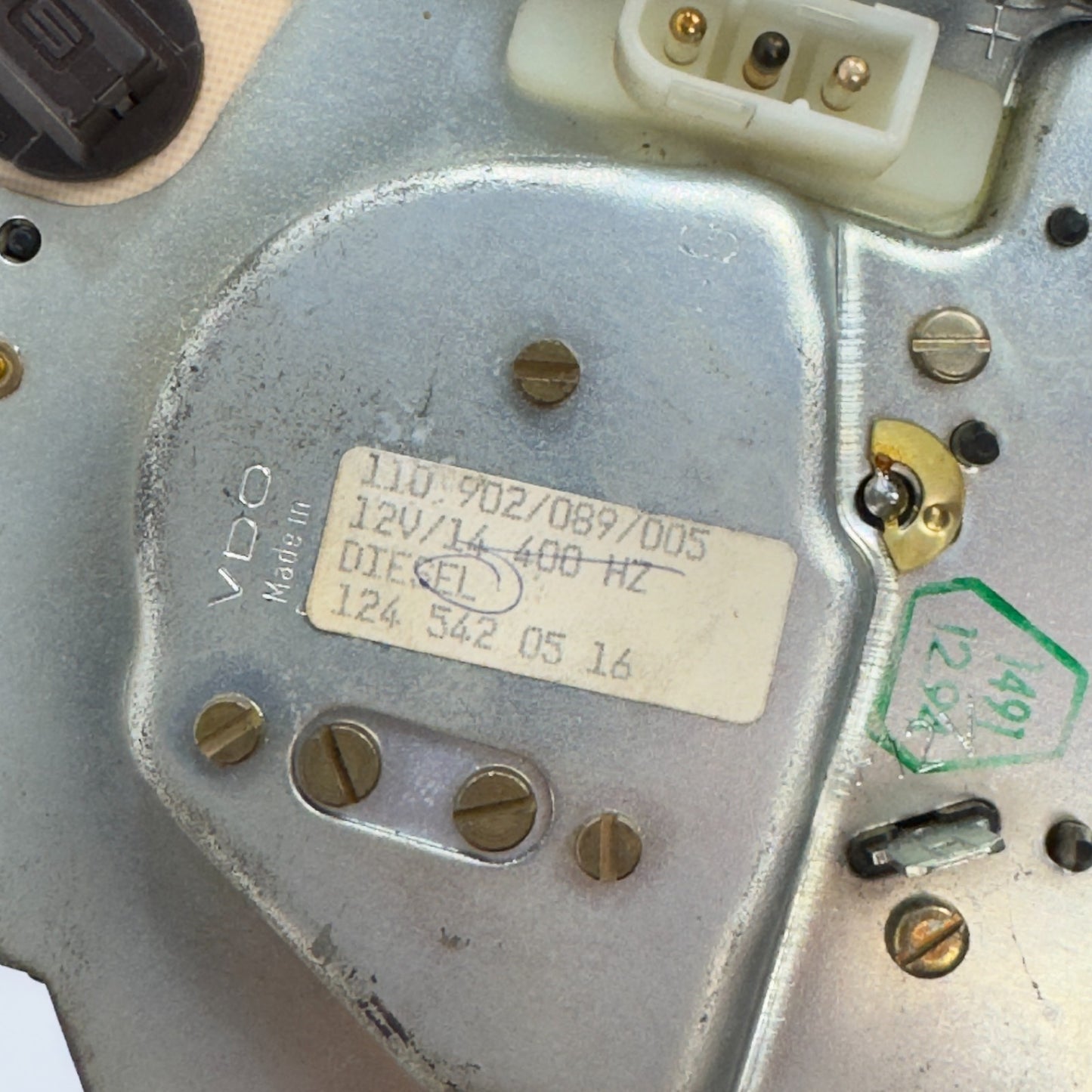 Mercedes W124 200D 200TD Tacho Kombiinstrument 180kmh Diesel A12454207668