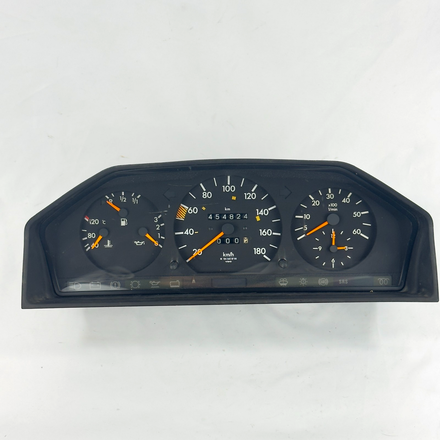 W124 Tachometer 180km/h aufbereitet A1245420766 – Bild 1