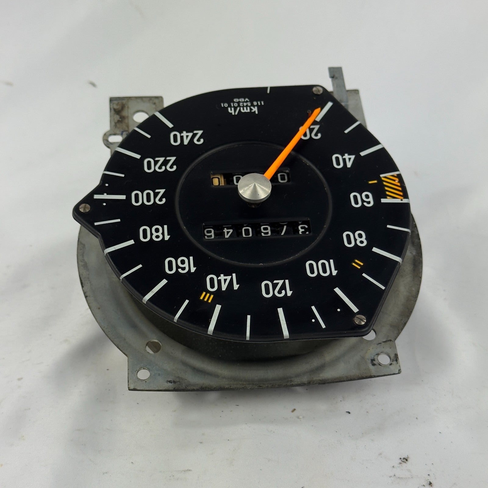 Mercedes W116 Tacho Tachometer Kombiinstrument 4 Gang R107 240kmh 11654201014
