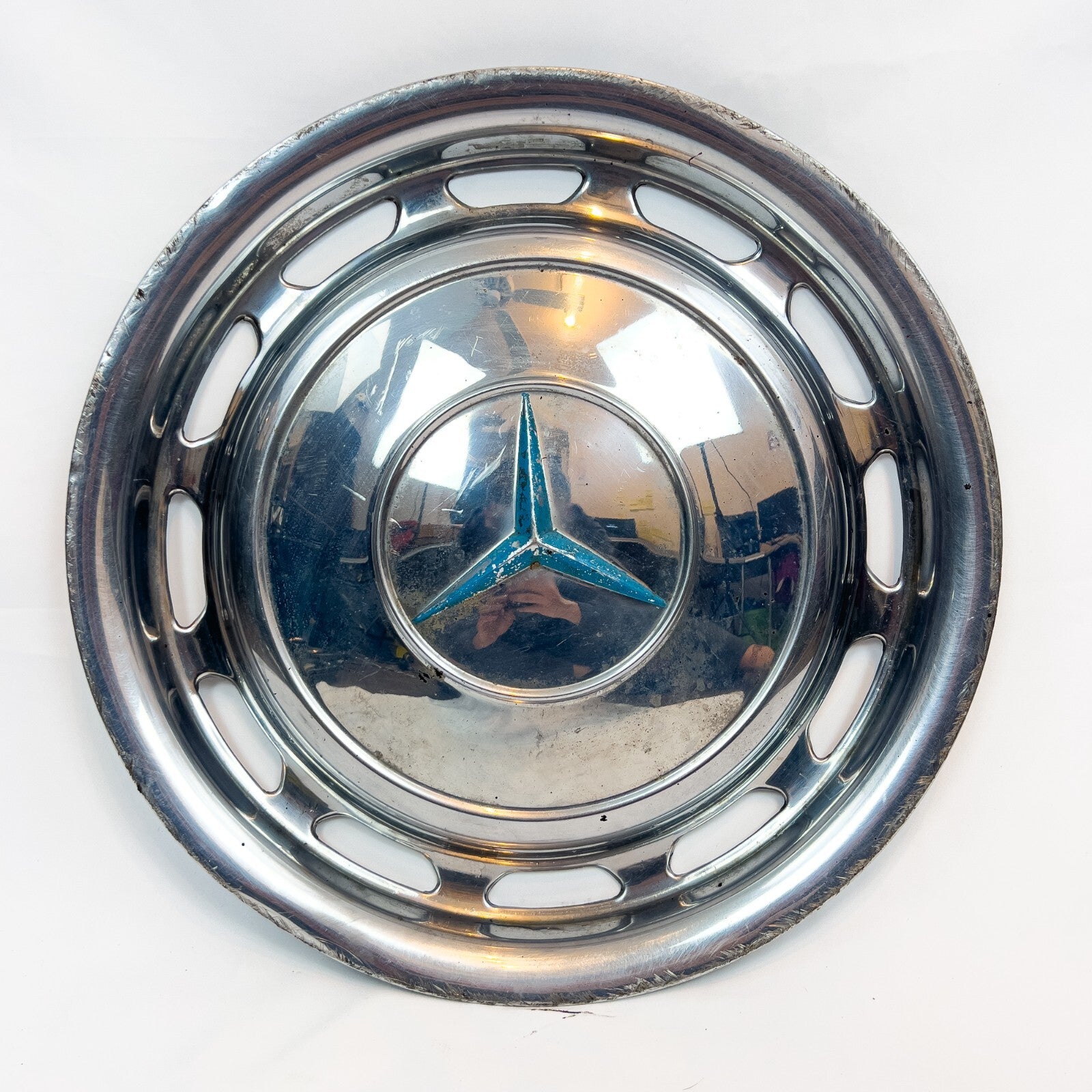 Mercedes Benz 14 Zoll Raddeckel Radkappe Zierblende Chrom Classic A1154010324 – Bild 4