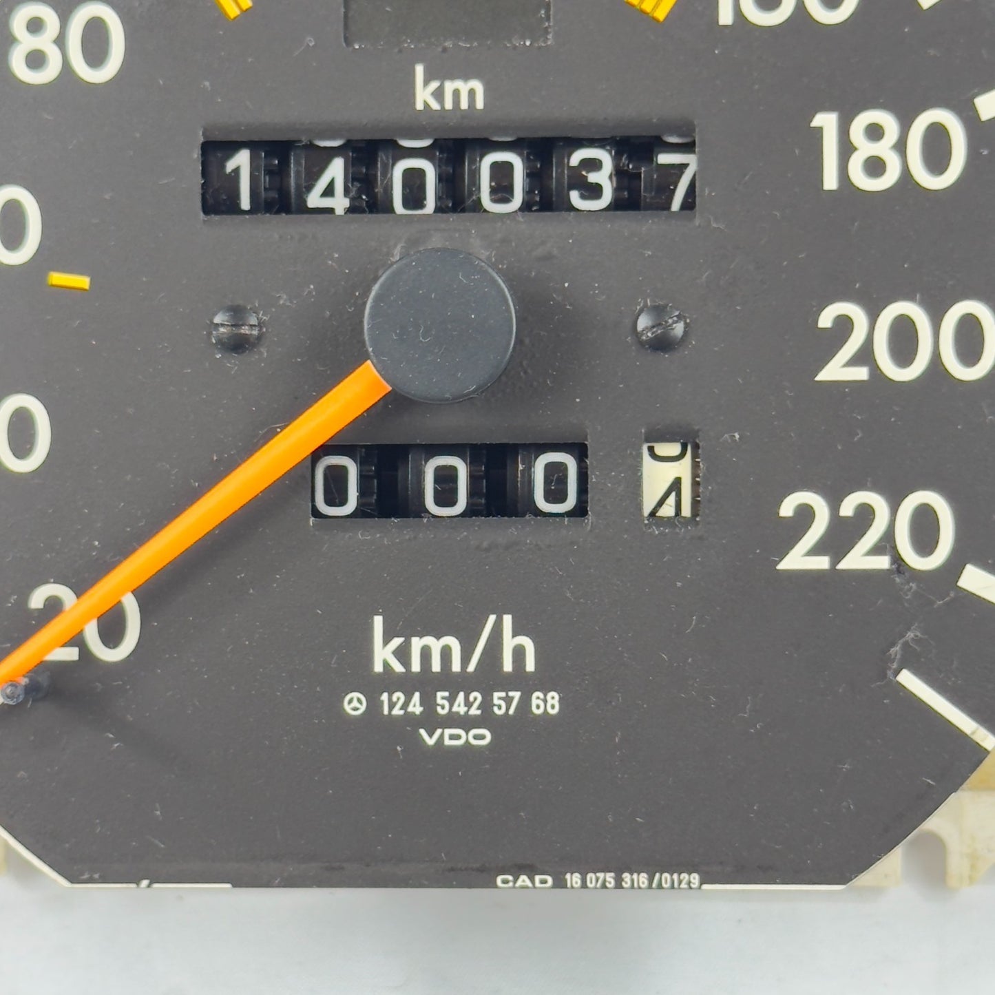 Mercedes W124 Tacho Tachometer ASD 250DT 300TDT 300DT Turbo 4 MATIC 12454257683