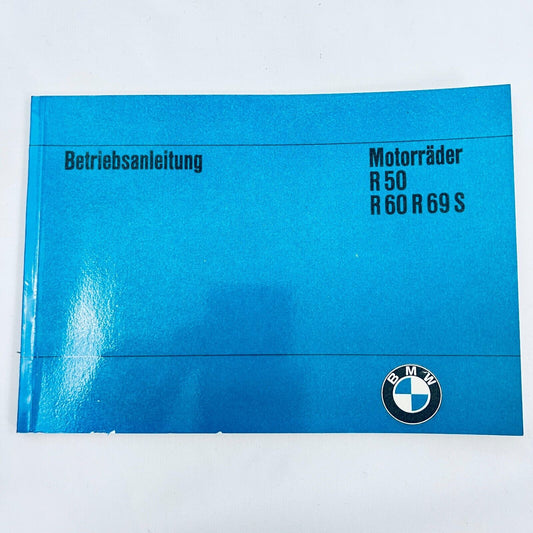 BMW Motorrad R50 R60 R69S Betriebsanleitung Deutsch