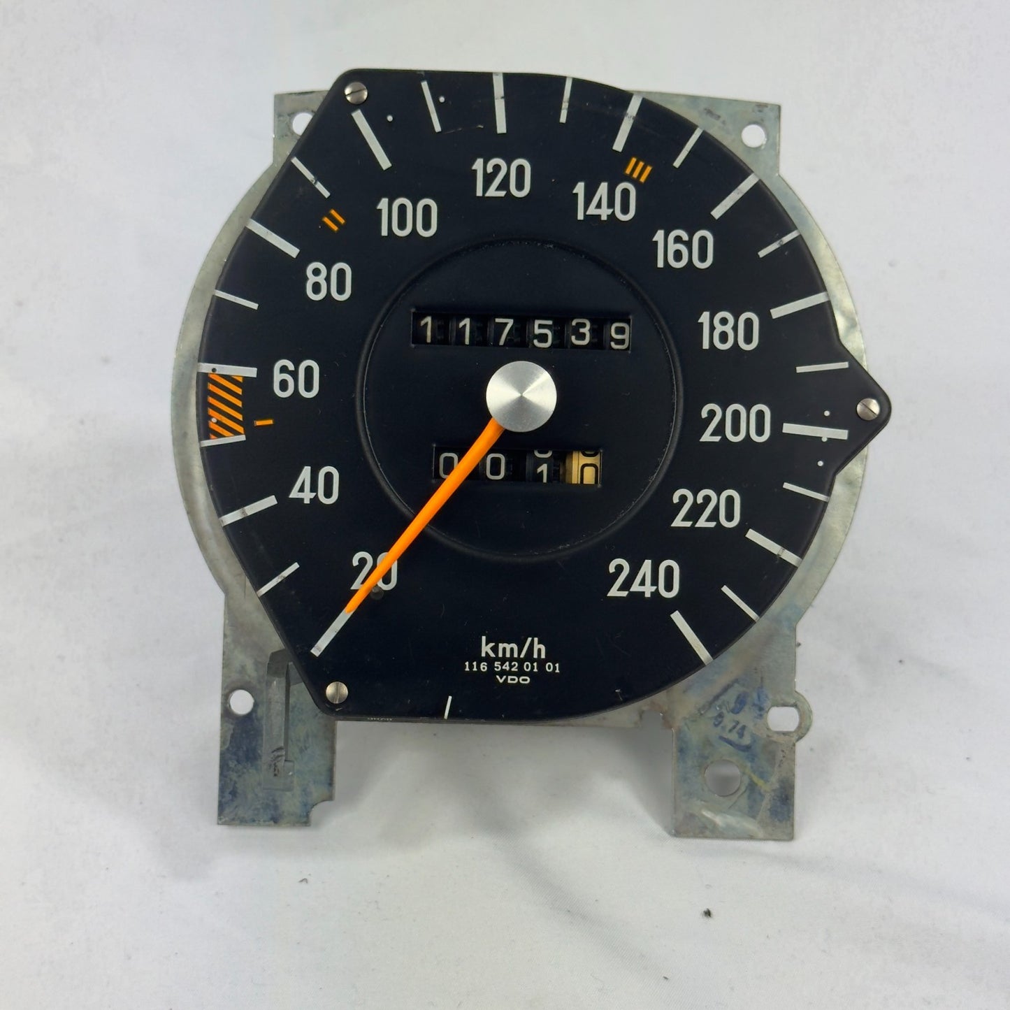 Mercedes W116 Tacho Tachometer Kombiinstrument W107 R107 C107 W=0,862 11654201010