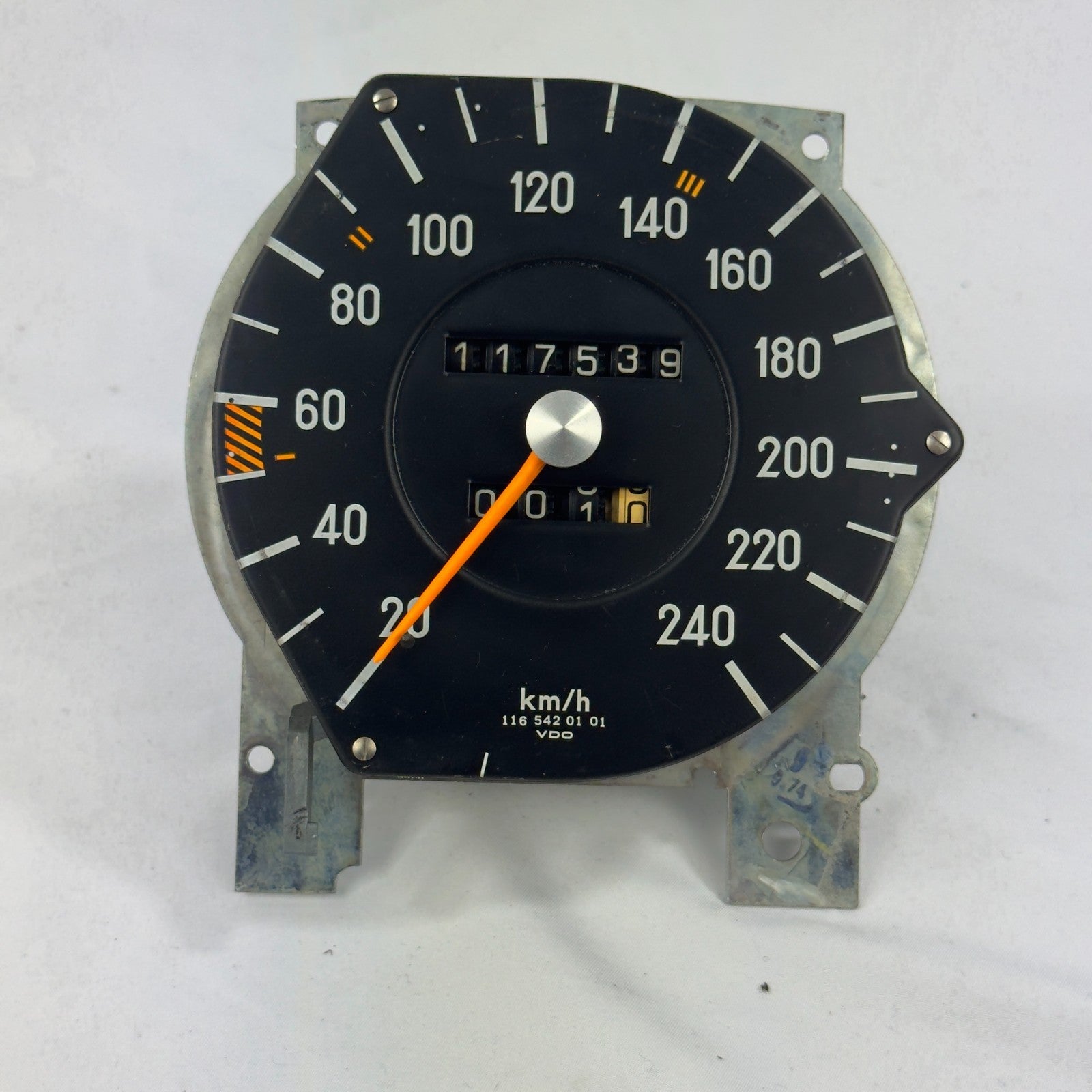 Mercedes W116 Tacho Tachometer Kombiinstrument W107 R107 C107 W=0,862 11654201010