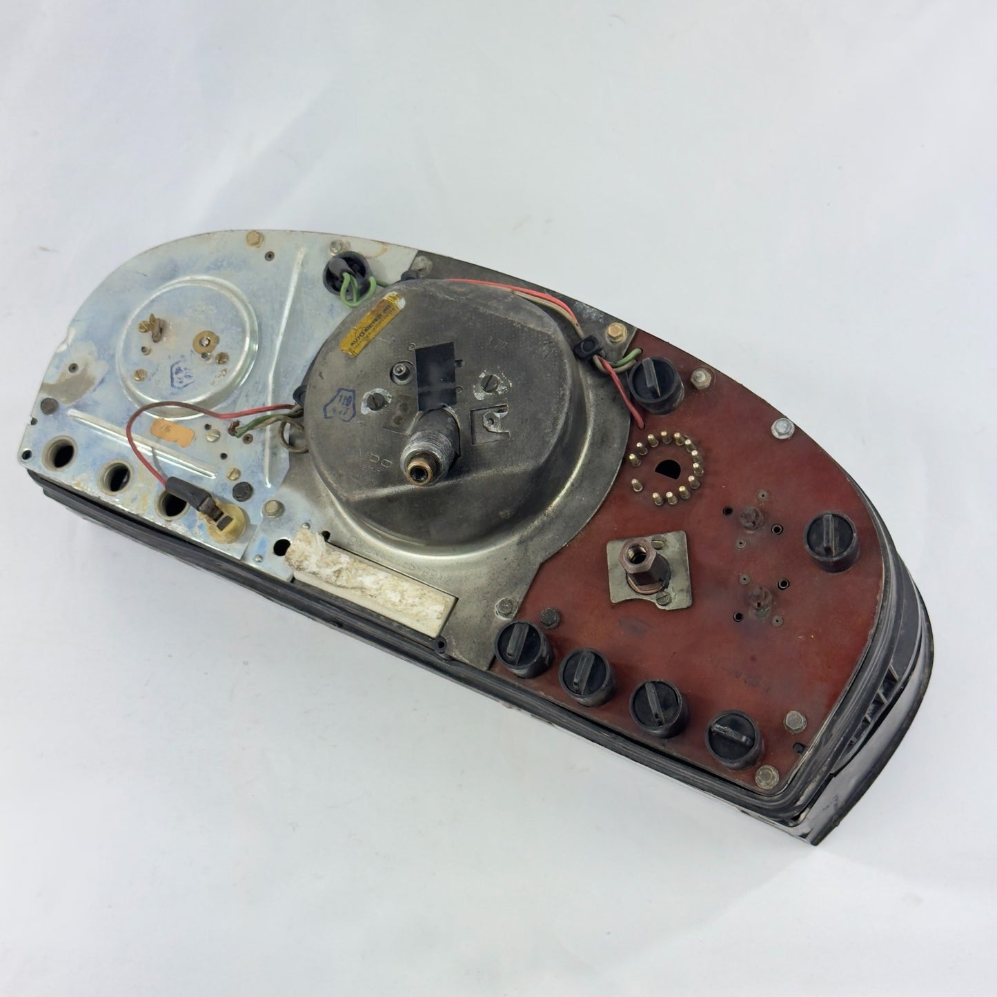 Mercedes W116 W107 Tacho Kombiinstrument Uhr Tankanzeige 240kmh VDO 11654201015