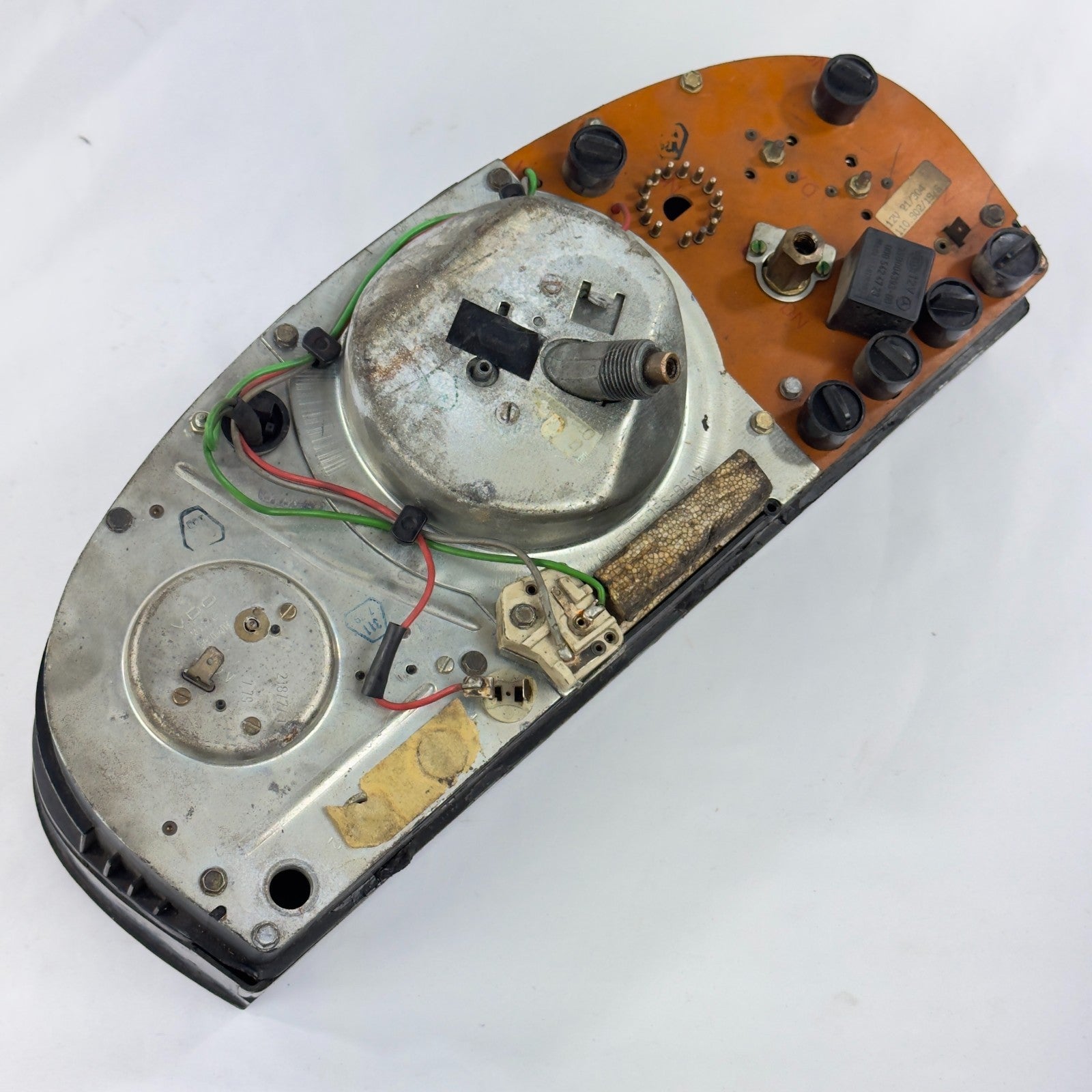 Mercedes W116 W107 Tacho Kombiinstrument Uhr Tankanzeige 240kmh VDO 11654228015