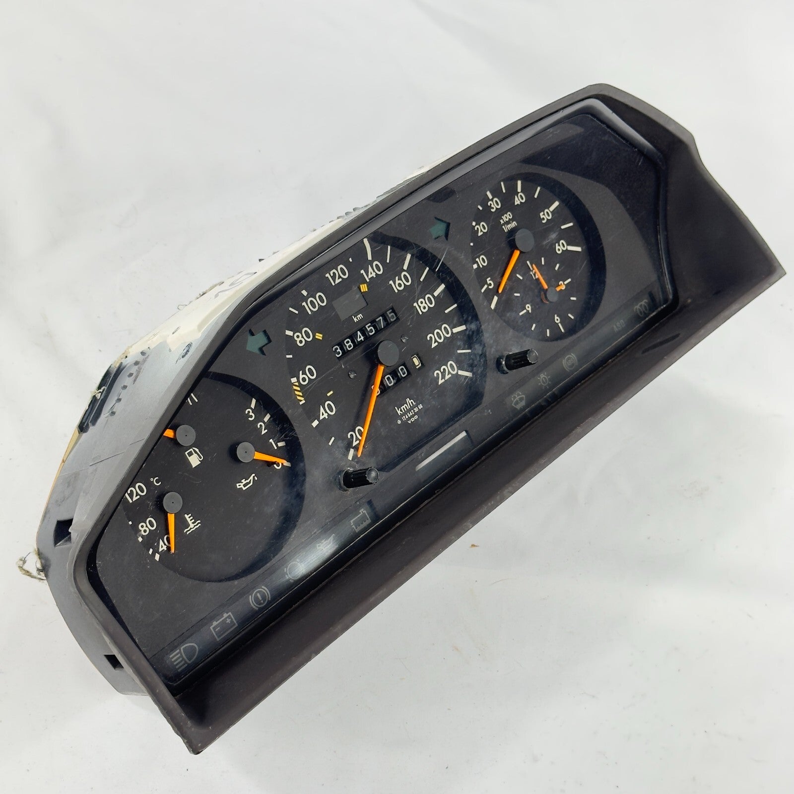Velocímetro W124 300D 220kmh ABS ASD Diesel Kombiinstrument A1245423066 Mercedes