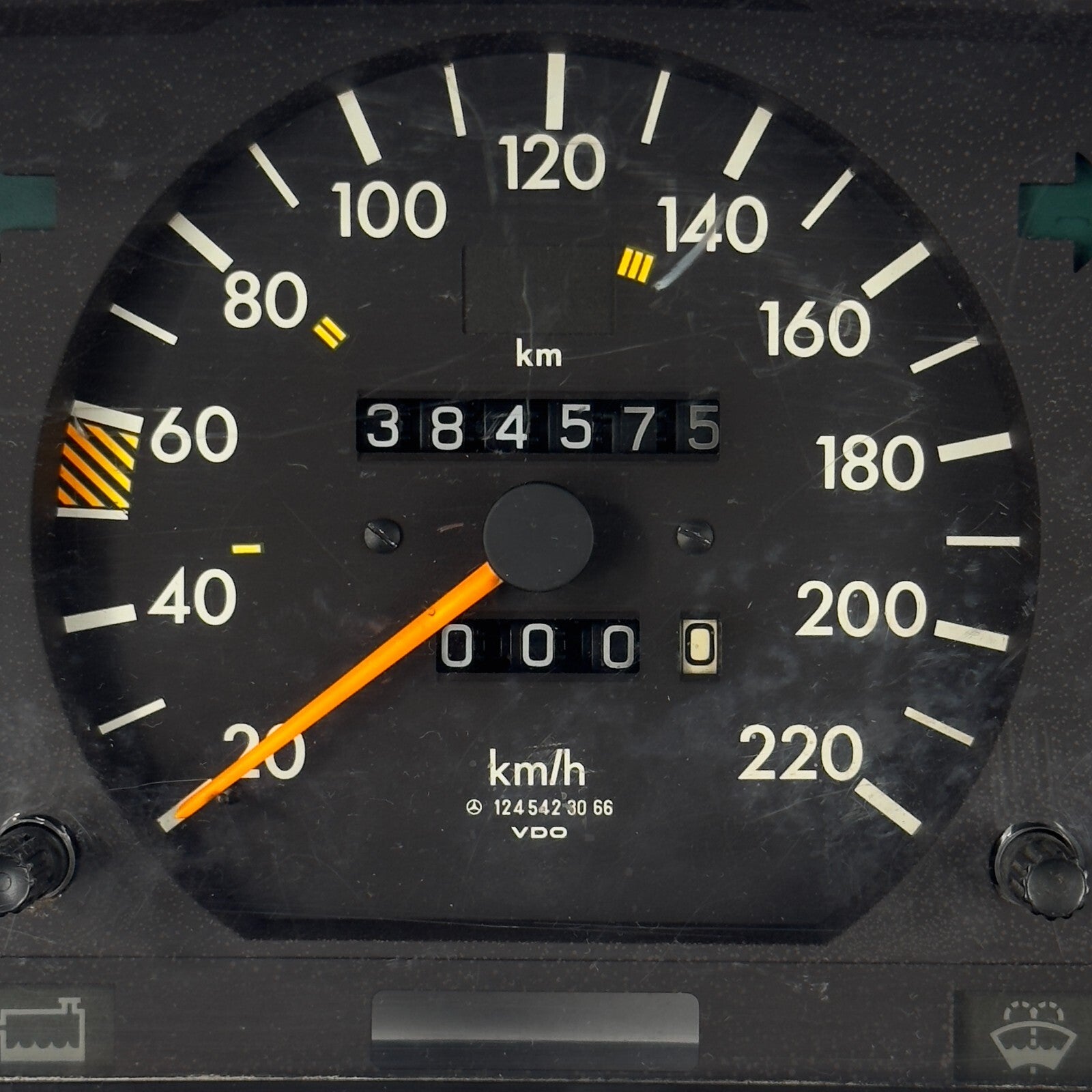 Velocímetro W124 300D 220kmh ABS ASD Diesel Kombiinstrument A1245423066 Mercedes