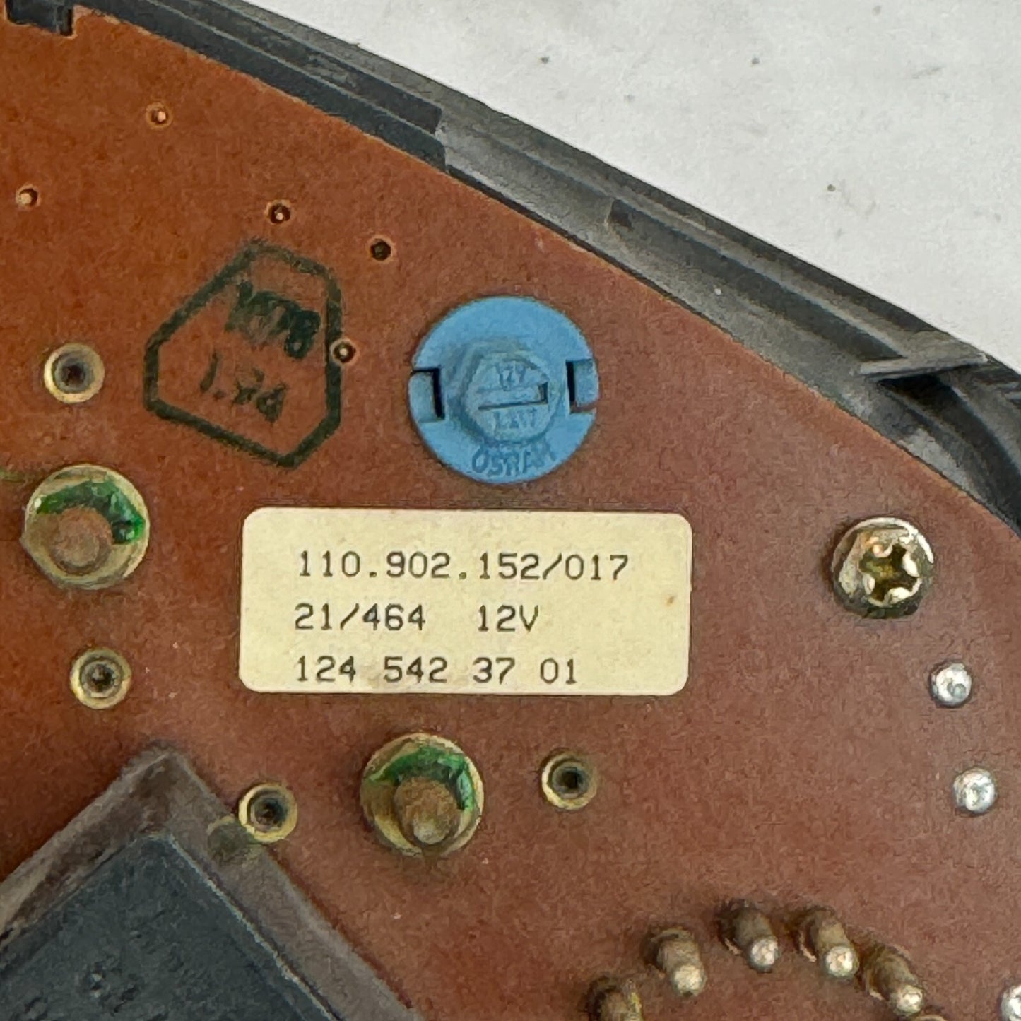 Tacho W124 Mercedes 240 kmh Benzin SRS Kombiinstrument 4 Zylinder 1245426669 – Bild 6